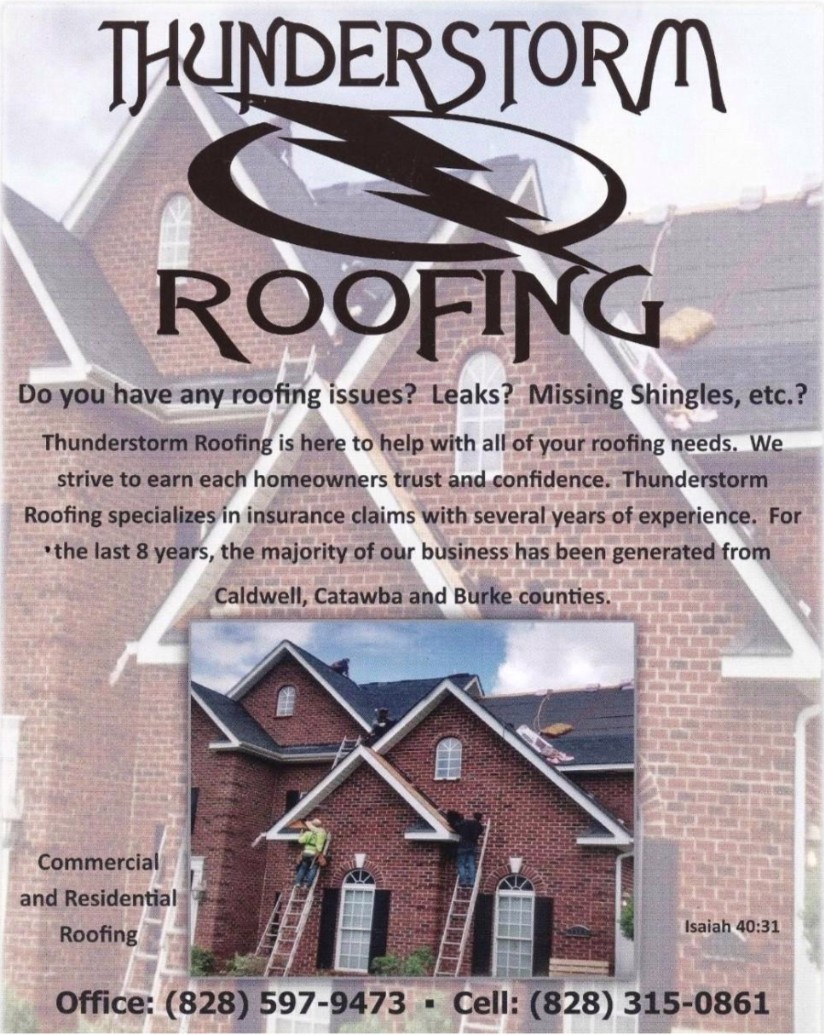 Thunderstorm Roofing Repair Leaks Replace Roof Shingles Commercial Residential